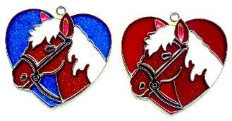 Horse Head in Heart - Suncatcher (image for) Horse Head in Heart - Suncatcher