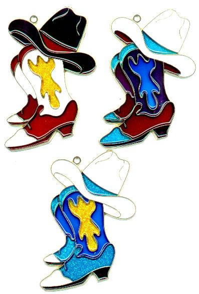 (image for) Cowboy Boots - Suncatcher