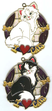(image for) I Love Cats - Suncatcher