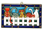 (image for) Cats on the Fence - Suncatcher
