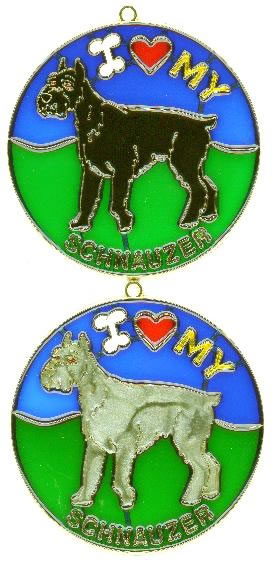 (image for) Schnauzer - Suncatcher