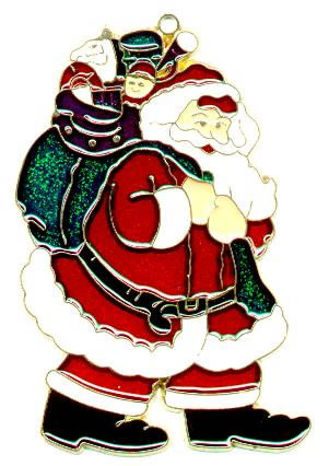(image for) Santa with Sack - Night Light